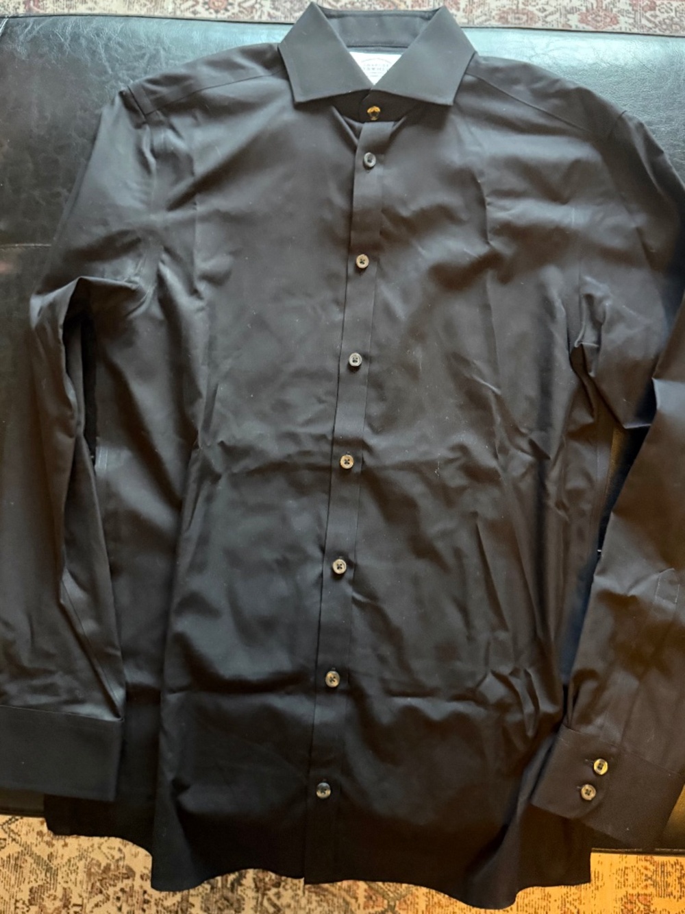 Charles Trywhitt Men’s Non-Iron Cotton Twill Dress Shirt.